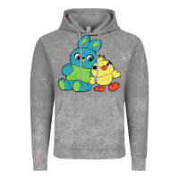Cloud Rock bunny and ducky Vintage Hoodie - linhVisuals