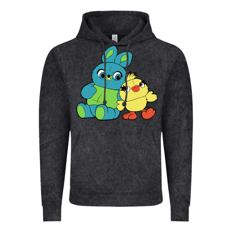 Bunny And Ducky Vintage Hoodie by linhVisuals | Teevron