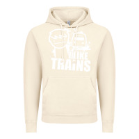 Vintage Artic i like trains Vintage Hoodie - linhVisuals