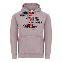 Vintage Zinc anti trump resist Vintage Hoodie - linhVisuals