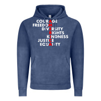 Vintage Denim anti trump resist Vintage Hoodie - linhVisuals