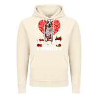 Vintage Artic pitbull lover dog roses funny just a girl who loves pitbull 213 pitbul Vintage Hoodie - linhVisuals