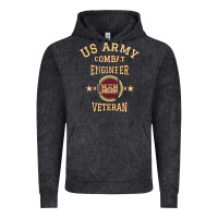 Vintage Black us army combat engineer combat engineer veteran gift pullover hoodie Vintage Hoodie - linhVisuals