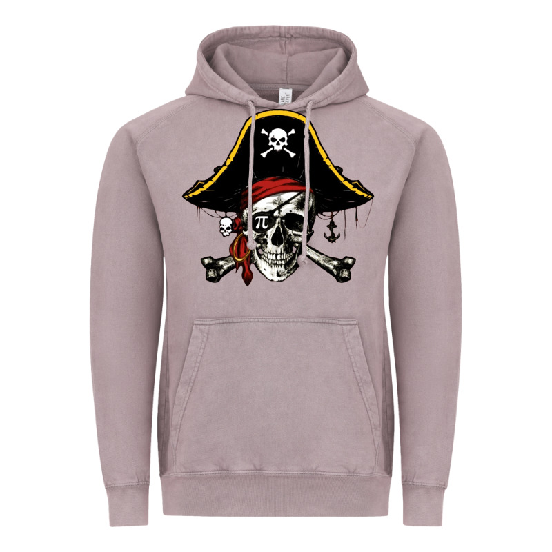 Pi Rate 3 14 Vintage Hoodie by linhVisuals | Teevron