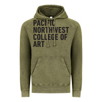 Vintage Olive Pacific Northwest College of Art Vintage Hoodie - linhVisuals