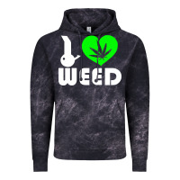 Cloud Black i love weed fun Vintage Hoodie - linhVisuals