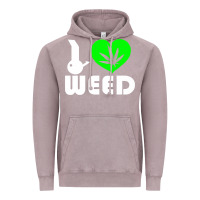 Vintage Zinc i love weed fun Vintage Hoodie - linhVisuals