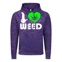 Cloud Purple i love weed fun Vintage Hoodie - linhVisuals
