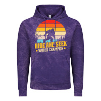 Cloud Purple hide and seek world champion bigfoot t  shirt hide and seek world cham Vintage Hoodie - linhVisuals