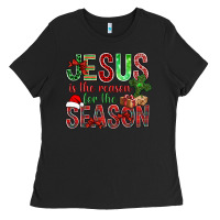Black jesus is the reason for the season christmas bbs Ladies Tee - BundleAndBundleShop