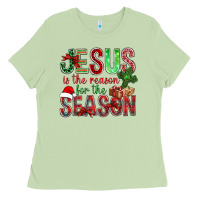 Matcha jesus is the reason for the season christmas bbs Ladies Tee - BundleAndBundleShop