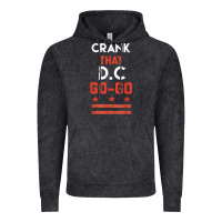 Vintage Black vintage washington d.c crank that go go music design gift. t shirt Vintage Hoodie - linhVisuals