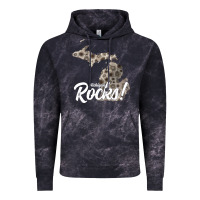 Cloud Black great lakes shaped men women petoskey stone michigan rocks pullover ho Vintage Hoodie - linhVisuals