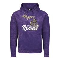 Cloud Purple great lakes shaped men women petoskey stone michigan rocks pullover ho Vintage Hoodie - linhVisuals