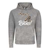 Cloud Rock great lakes shaped men women petoskey stone michigan rocks pullover ho Vintage Hoodie - linhVisuals