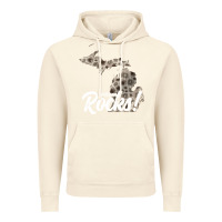 Vintage Artic great lakes shaped men women petoskey stone michigan rocks pullover ho Vintage Hoodie - linhVisuals