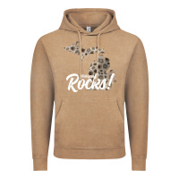 Vintage Coffee great lakes shaped men women petoskey stone michigan rocks pullover ho Vintage Hoodie - linhVisuals
