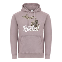 Vintage Zinc great lakes shaped men women petoskey stone michigan rocks pullover ho Vintage Hoodie - linhVisuals