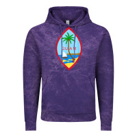 Cloud Purple guam coat of arms souvenir gift flag chamorro t shirt Vintage Hoodie - linhVisuals