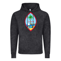 Vintage Black guam coat of arms souvenir gift flag chamorro t shirt Vintage Hoodie - linhVisuals