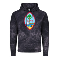 Cloud Black guam coat of arms souvenir gift flag chamorro t shirt Vintage Hoodie - linhVisuals