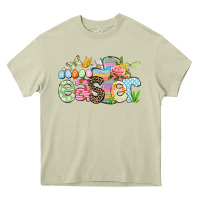 Mossy Happy Easter Easter Day Heavy Core Tee - CowGirlArtShop