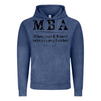 Vintage Denim mba graduation gifts when your bs can't take you further Vintage Hoodie - linhVisuals