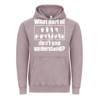 Vintage Zinc funny sign language gift men women hand symbol interpreter t shirt Vintage Hoodie - linhVisuals