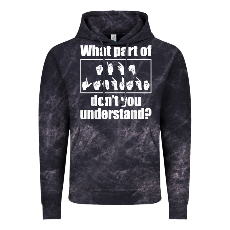 Funny Sign Language Gift Men Women Hand Symbol Interpreter T Shirt Vintage Hoodie by linhVisuals | Teevron