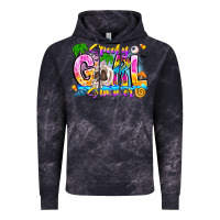 Cloud Black spooky girl summer Vintage Hoodie - CowhideDigitalArt
