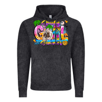 Vintage Black spooky girl summer Vintage Hoodie - CowhideDigitalArt