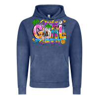 Vintage Denim spooky girl summer Vintage Hoodie - CowhideDigitalArt