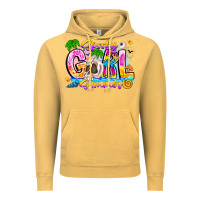 Vintage Mustard spooky girl summer Vintage Hoodie - CowhideDigitalArt