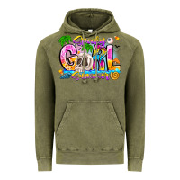 Vintage Olive spooky girl summer Vintage Hoodie - CowhideDigitalArt
