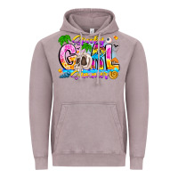 Vintage Zinc spooky girl summer Vintage Hoodie - CowhideDigitalArt