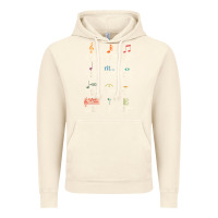 Vintage Artic musical notes symbol definition   humor musician t shirt Vintage Hoodie - linhVisuals