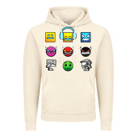 Vintage Artic geometry dash insane Vintage Hoodie - linhVisuals