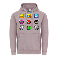 Vintage Zinc geometry dash insane Vintage Hoodie - linhVisuals
