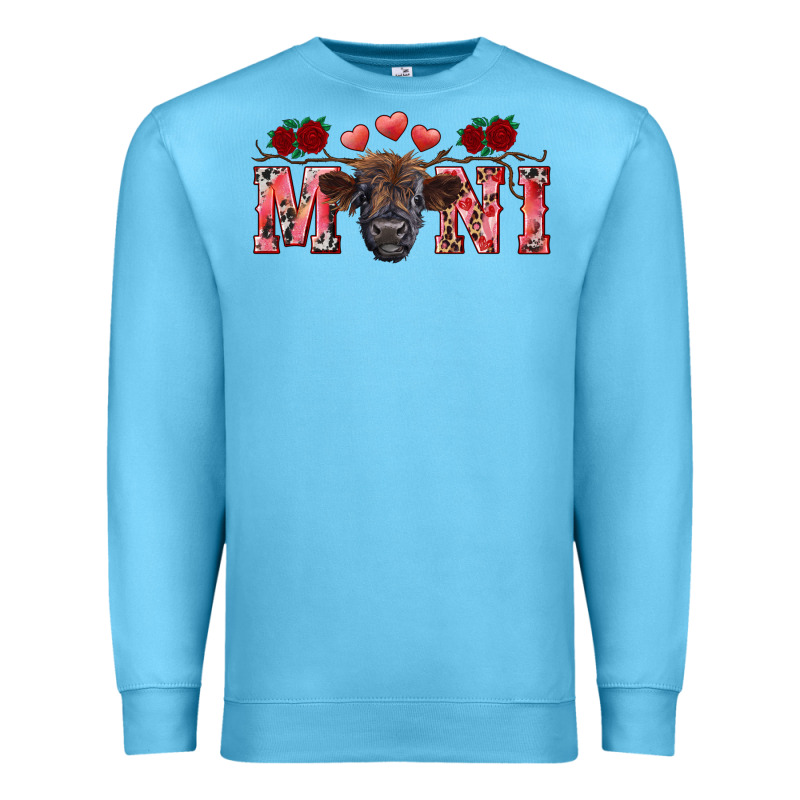 Valentines Day Mini Black Premium Sweatshirt by RanaPortraitStore | Teevron