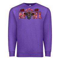Purple valentines day mini black Premium Sweatshirt - RanaPortraitStore
