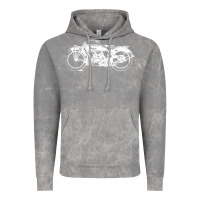 Cloud Rock indian scout motorcycle Vintage Hoodie - linhVisuals