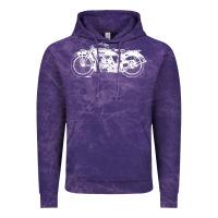 Cloud Purple indian scout motorcycle Vintage Hoodie - linhVisuals