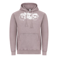 Vintage Zinc indian scout motorcycle Vintage Hoodie - linhVisuals
