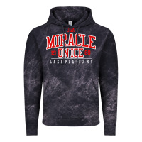 Cloud Black miracle on ice Vintage Hoodie - linhVisuals