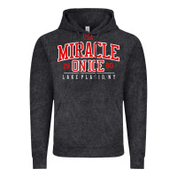 Vintage Black miracle on ice Vintage Hoodie - linhVisuals