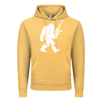 Vintage Mustard bigfoot with rifle sasquatch 2nd amendment gun t shirt Vintage Hoodie - linhVisuals