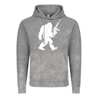Cloud Rock bigfoot with rifle sasquatch 2nd amendment gun t shirt Vintage Hoodie - linhVisuals