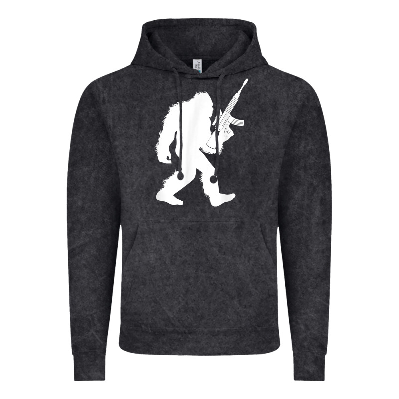 Bigfoot With Rifle Sasquatch 2nd Amendment Gun T Shirt Vintage Hoodie by linhVisuals | Teevron