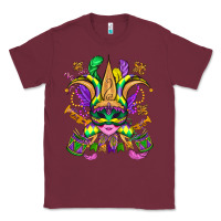 Burgundy mardi gras mask Classic Tee - OliviaCreatesArt