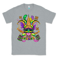 Heather Grey mardi gras mask Classic Tee - OliviaCreatesArt